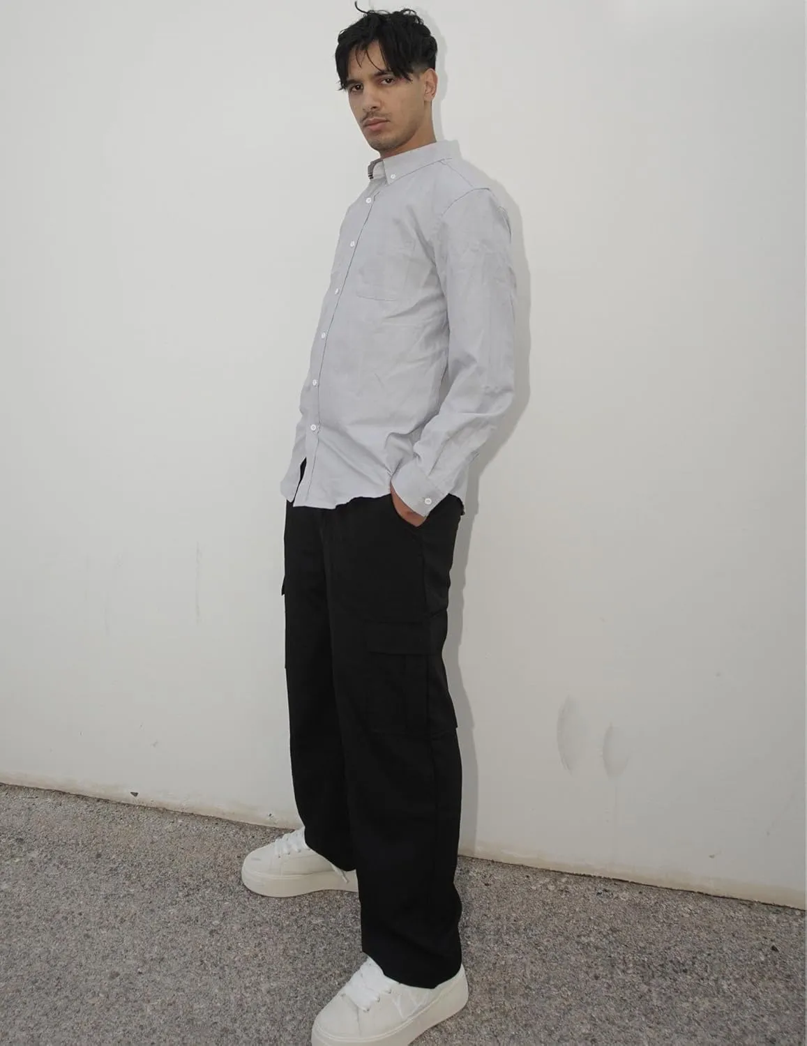COOFANDY Mens Long Sleeve Button Down Shirt Casual Untucked Shirts for Men Oxford Dress Shirts