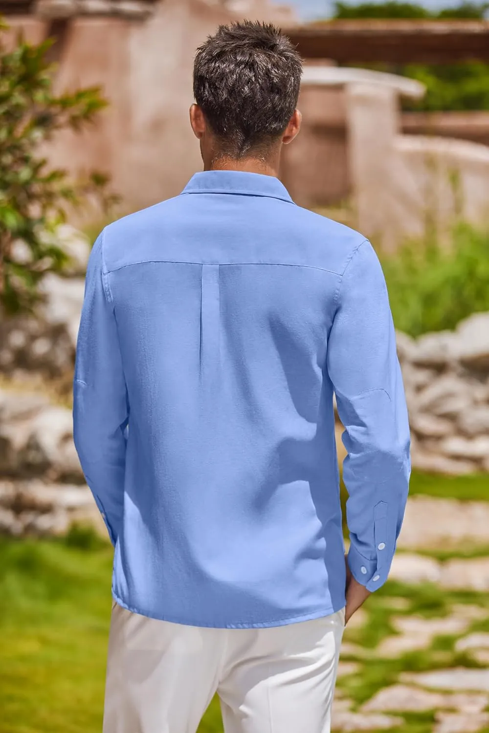 COOFANDY Men's Oxford Shirt Long Sleeve Casual Button Down Shirts Regular Fit Dress Shirts