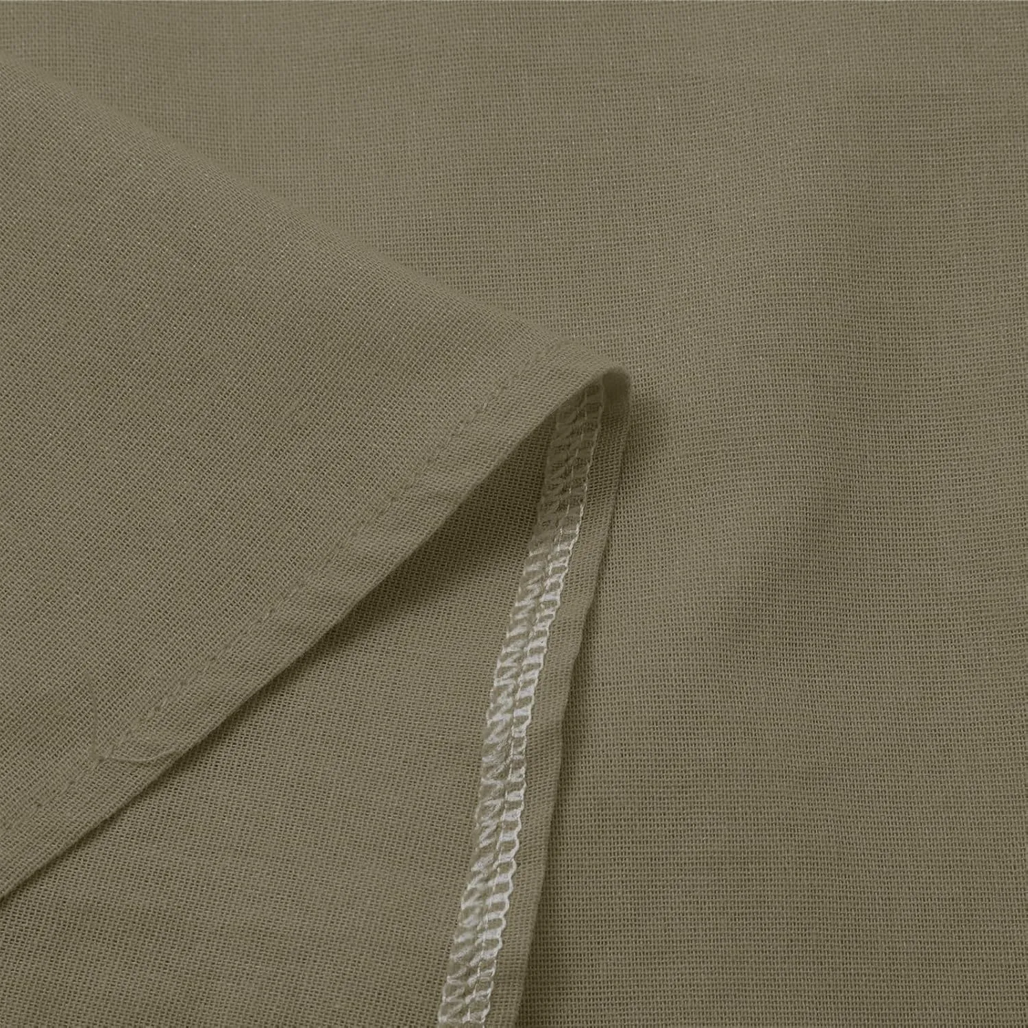 Cotton Linen Shirts for Women Loose Lapel Collar Single Breasted Roll Up Sleeve Work Tunic Solid Color Business Blouse