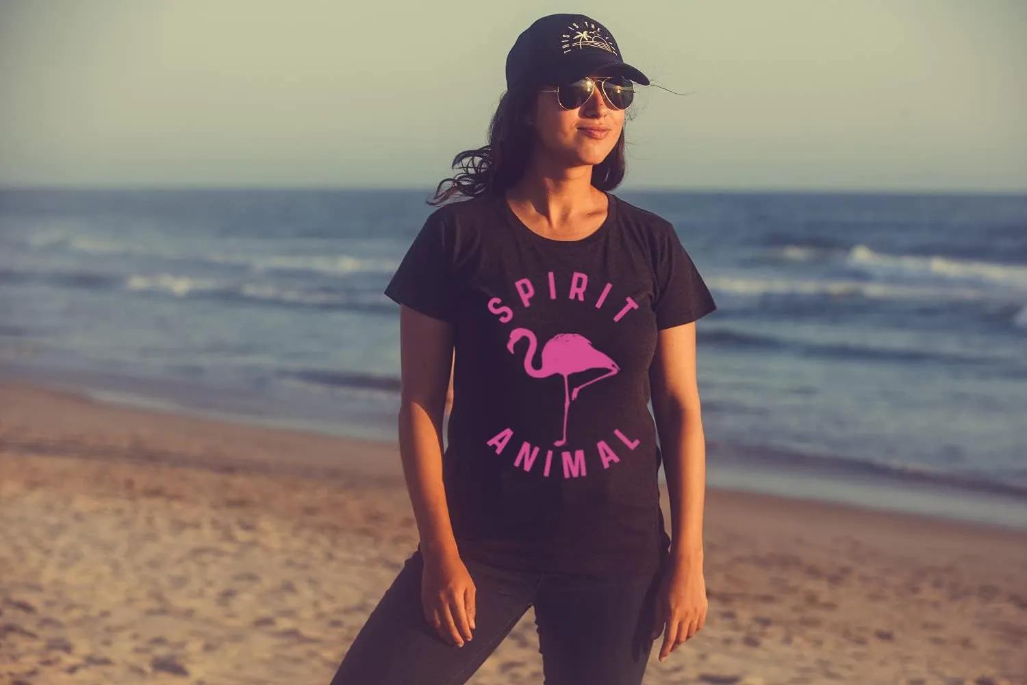 Crazy Dog Womens Funny Animal T Shirts Cute and Sarcastic Nature Camping Tees for Women