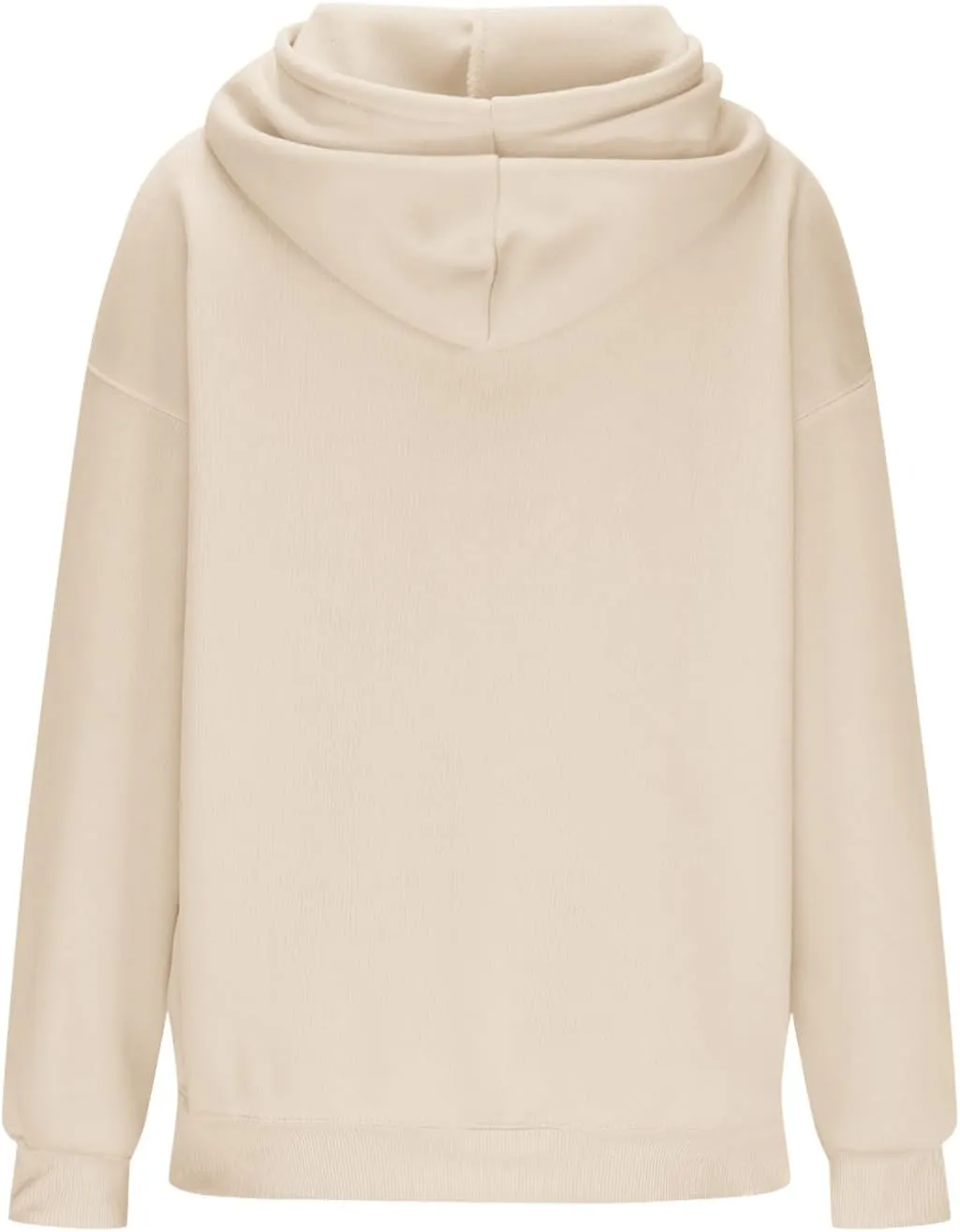Cute Fall Soft Touch Crew Neck Sweatshirts, Fleece Pullover Tops, 2024 Fashion Women's Long Sleeve Cotton Hoodies