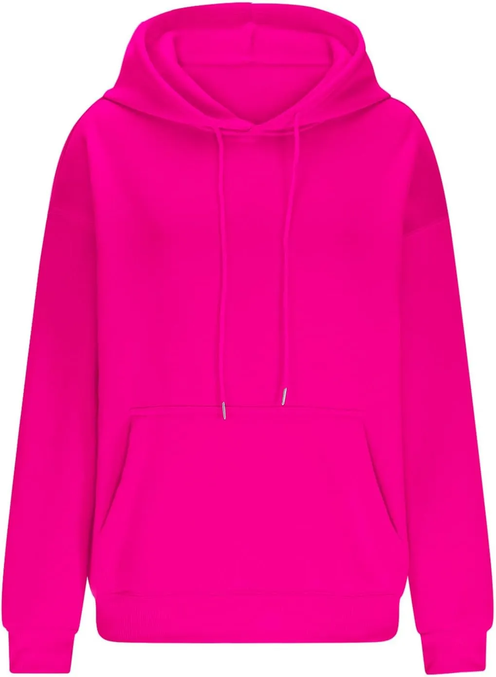 Cute Fall Soft Touch Crew Neck Sweatshirts, Fleece Pullover Tops, 2024 Fashion Women's Long Sleeve Cotton Hoodies