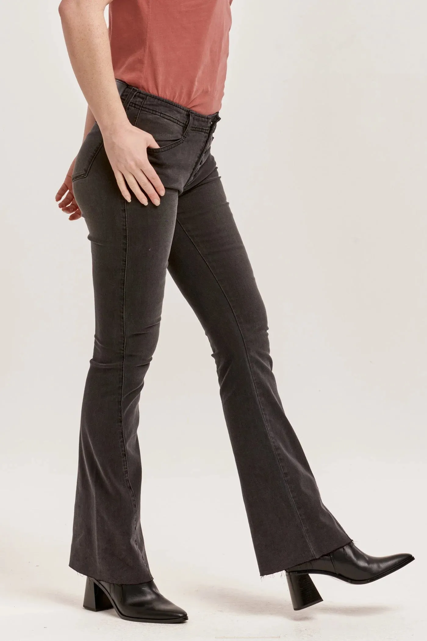 Dear John JAXTYN BOOTCUT FIT MID RISE JEANS CAVIAR