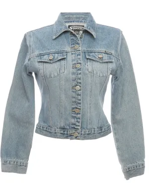Denim Mid Wash Color jacket - S