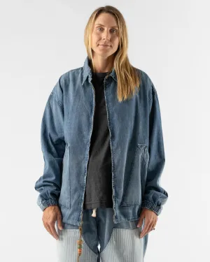 Dr. Collectors 8 oz. Denim Selvedge Jacket in Sunfaded