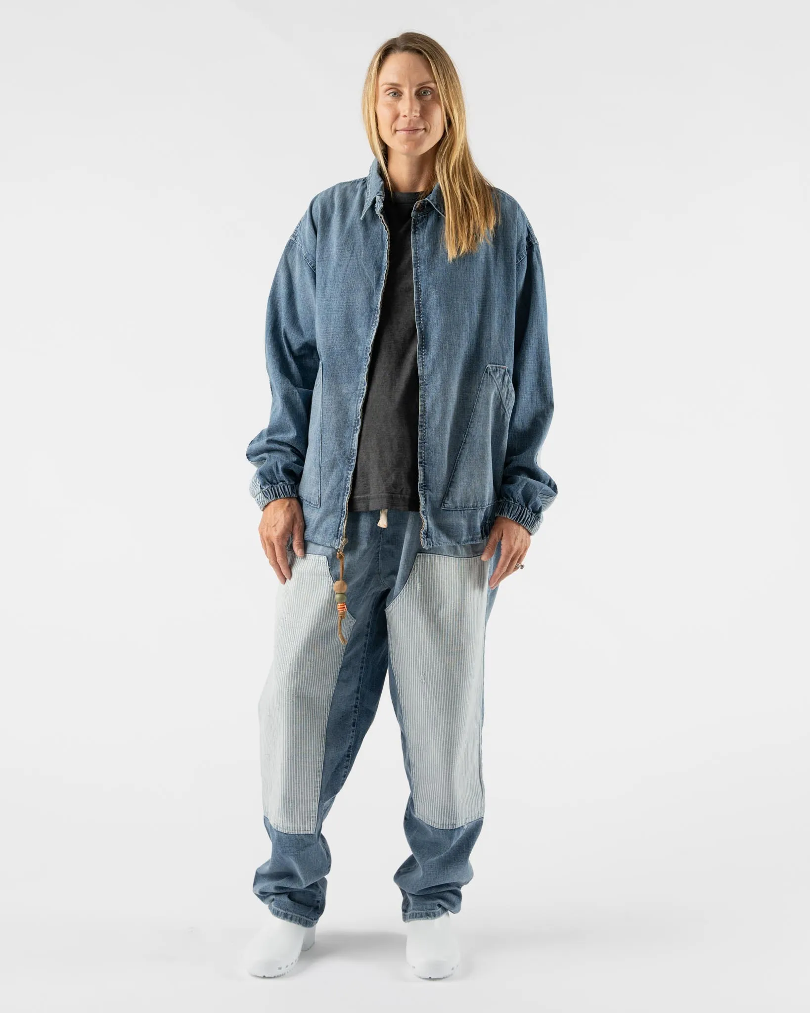 Dr. Collectors 8 oz. Denim Selvedge Jacket in Sunfaded