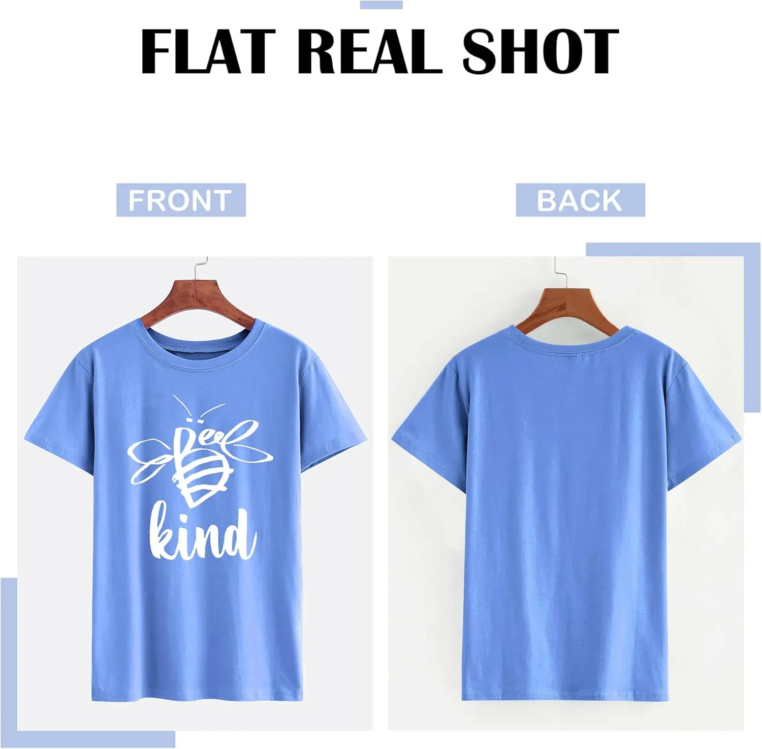 Dresswel Be Kind Tshirt Women Short Sleeve T-Shirt Bee Graphic Tee Long Sleeve Pocket Shirt Casual Tops
