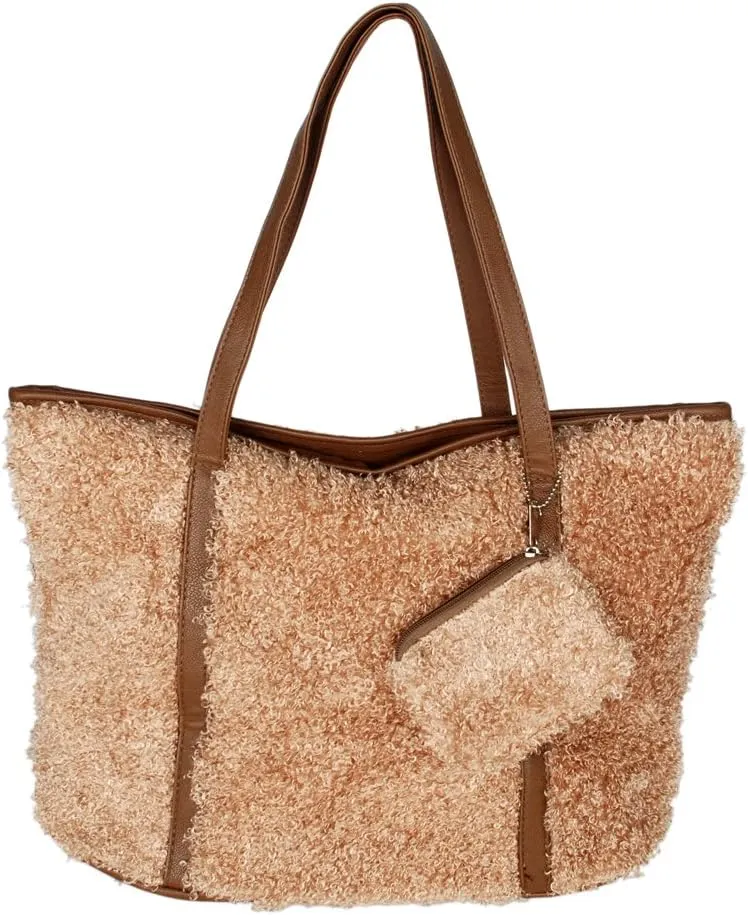 [Easy Life] Fashion Double Handle Leatherette Caddice Satchel Bag Handbag Purse