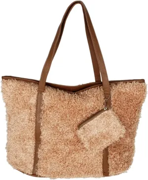 [Easy Life] Fashion Double Handle Leatherette Caddice Satchel Bag Handbag Purse