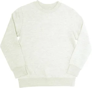 EVERYDAY KIDS Boys Fleece Crewneck Sweatshirt; Boys Long Sleeve Pullover Shirt - Soft and Breathable Cotton/Poly Blend