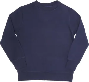 EVERYDAY KIDS Boys Fleece Crewneck Sweatshirt; Boys Long Sleeve Pullover Shirt - Soft and Breathable Cotton/Poly Blend