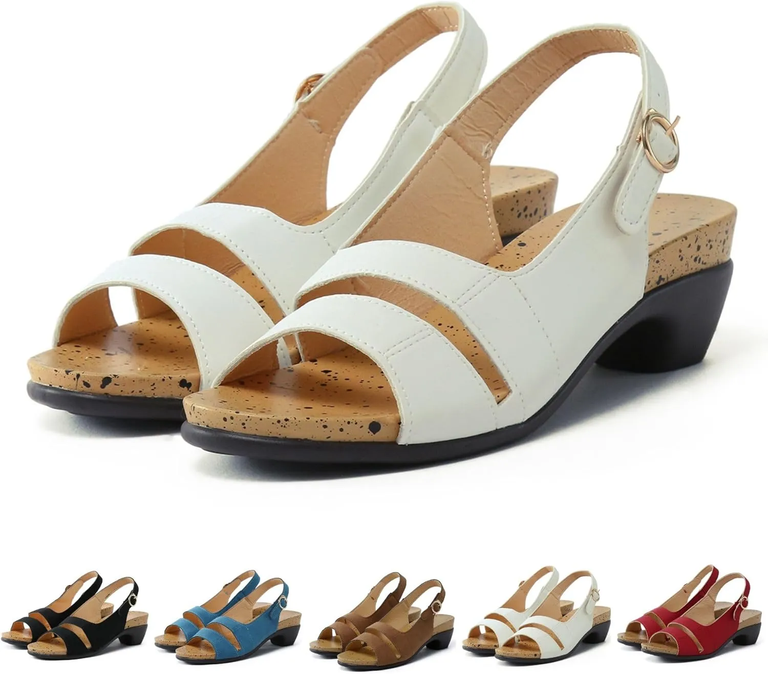 Fanyil Women's Comfy Orthotic Sandals,Fanyil Women's Ultra-Comfy Sandals,Women Dressy Comfortable Wedges Dress Shoes
