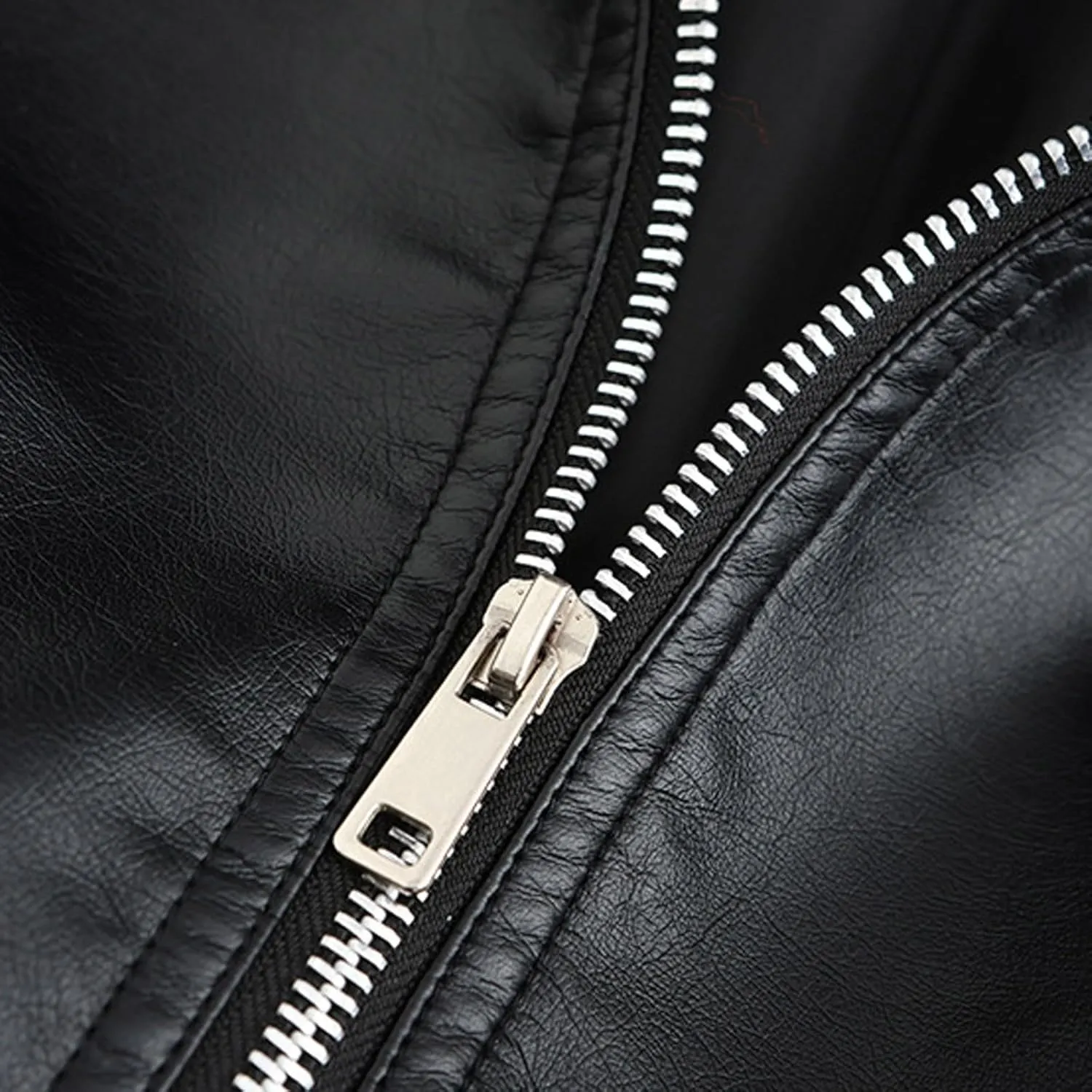 Faux Leather Jacket Women Plus Size Biker Outfits Leather Slim Fit Overcoat Jackets for Women Detachable Hood 2024