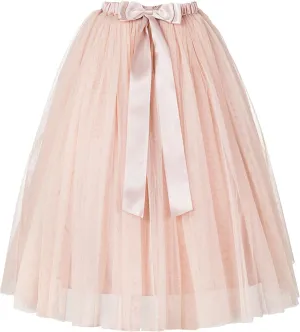 Flower Girls Tulle Skirt - Ballet Maxi Tutu Skirts