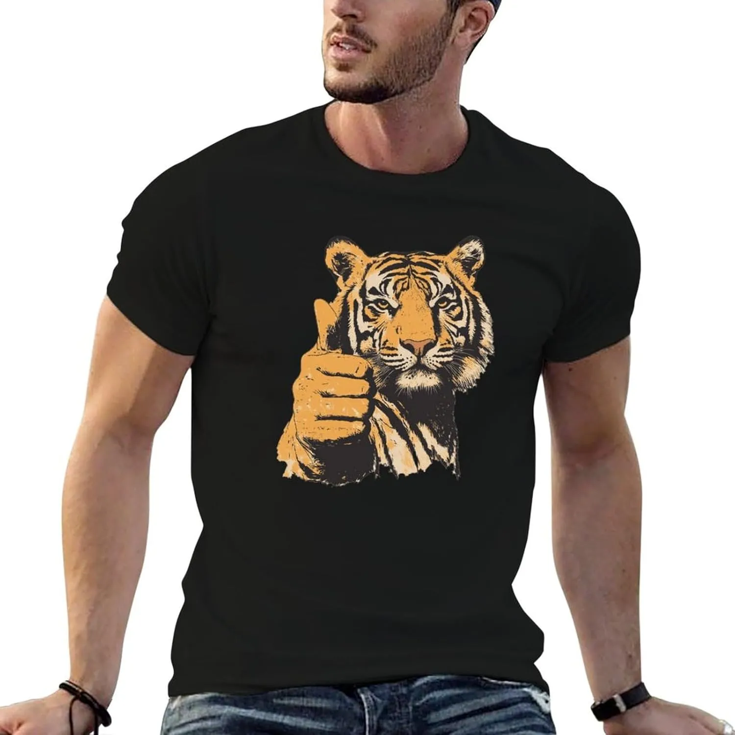 Funny Animal Print Tees Summer 2025 Fashion Shirts for Women Mens 100 Cotton Workout T-Shirt Unisex Couple Tees