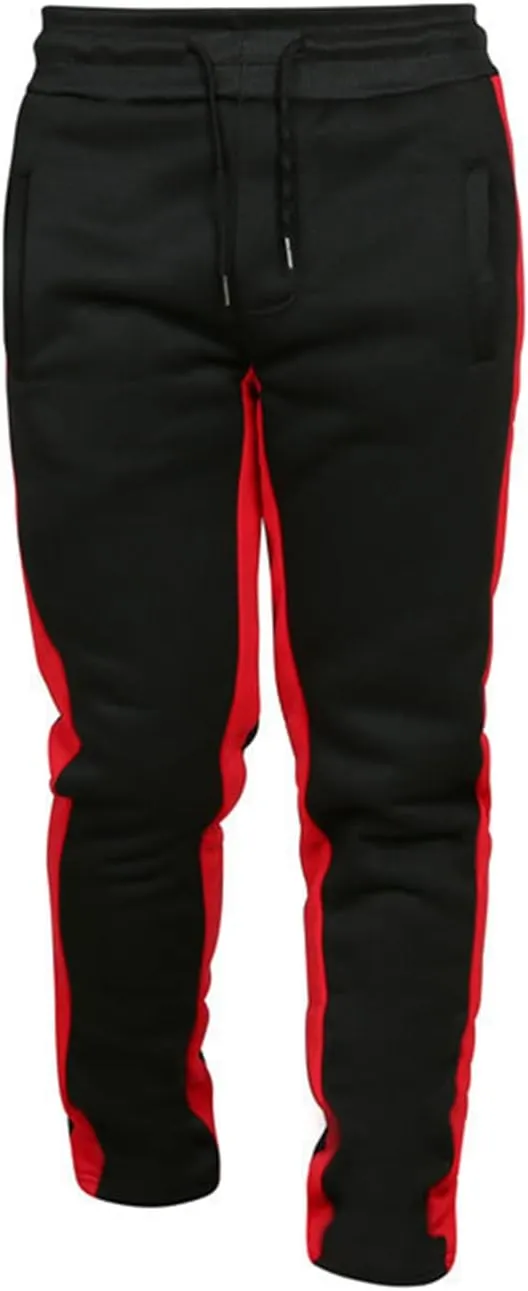 GIERIDUC Joggers Pants for Men with Pockets Mens Jogger Fleece Sweatpants Dress Pants for Short Men Light Blue Trousers Mens