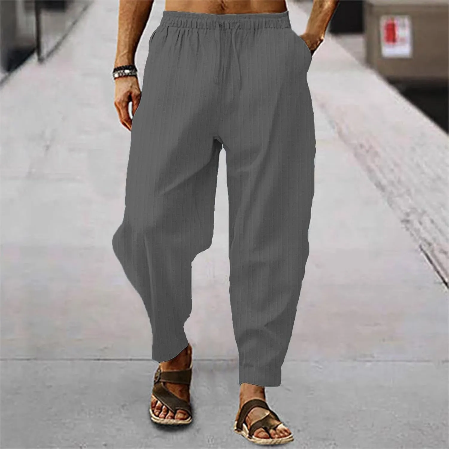 GIERIDUC Mens Active Athletic Sweatpants Straight Fit Chinos Pants Men Mens Slim Fit Corduroy Jeans Best Mens Cord Trousers