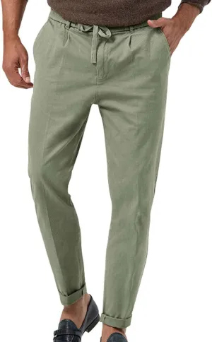 GIERIDUC Mens Casual Pants Relaxed Fit Husky Mens Elastic Waist Casual Mens Black Slim Fit Trousers Best Dress Pants for Men