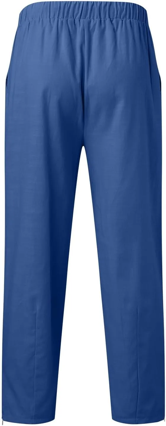 GIERIDUC Plaid Pants for Men's Slim Fit Pantalones para Trabajo De Hombre Mens Christmas Dress Pants Plain Basketball Jersey