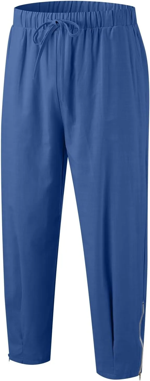 GIERIDUC Plaid Pants for Men's Slim Fit Pantalones para Trabajo De Hombre Mens Christmas Dress Pants Plain Basketball Jersey