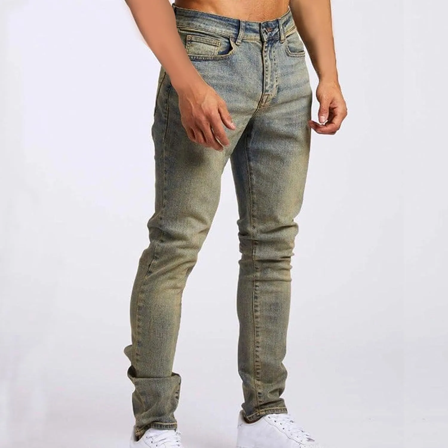 GIERIDUC Solid Dress Pants for Men's Mens Sweatpants Joggers with Pockets Work Pants for Men Slim Fit Sherpa Sweatpants Men's