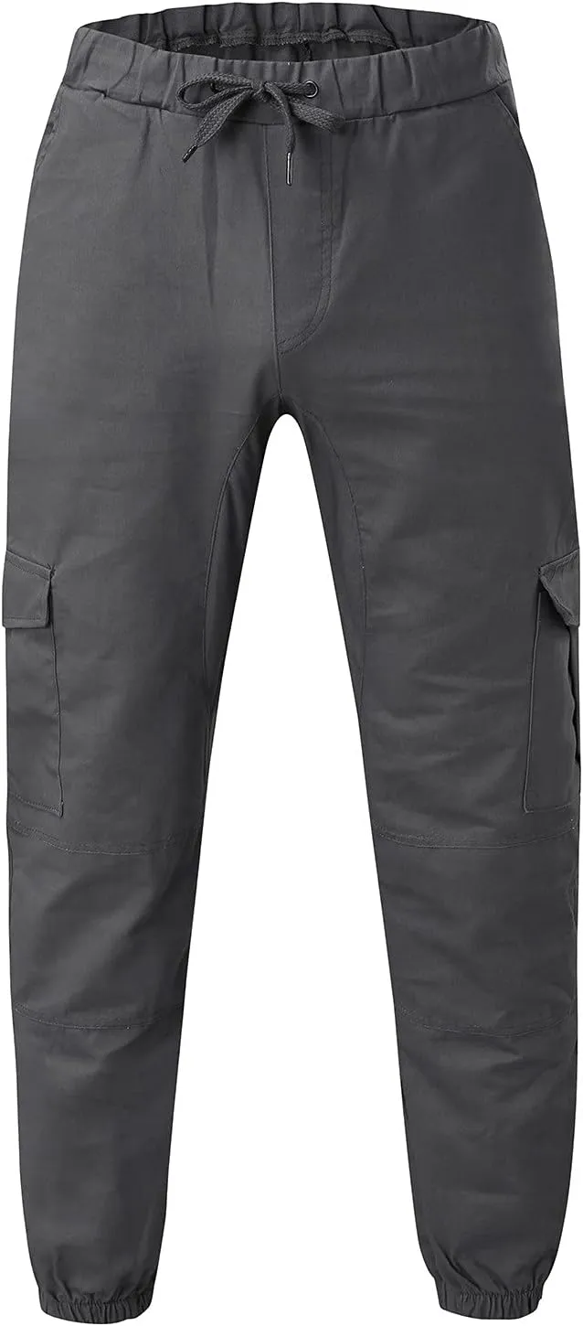 GIERIDUC Straight Leg Cargo Pants for Mens Gymnastics Equipment for Men Workout Clothes for Men Gym Men's Cotton Sweatpants