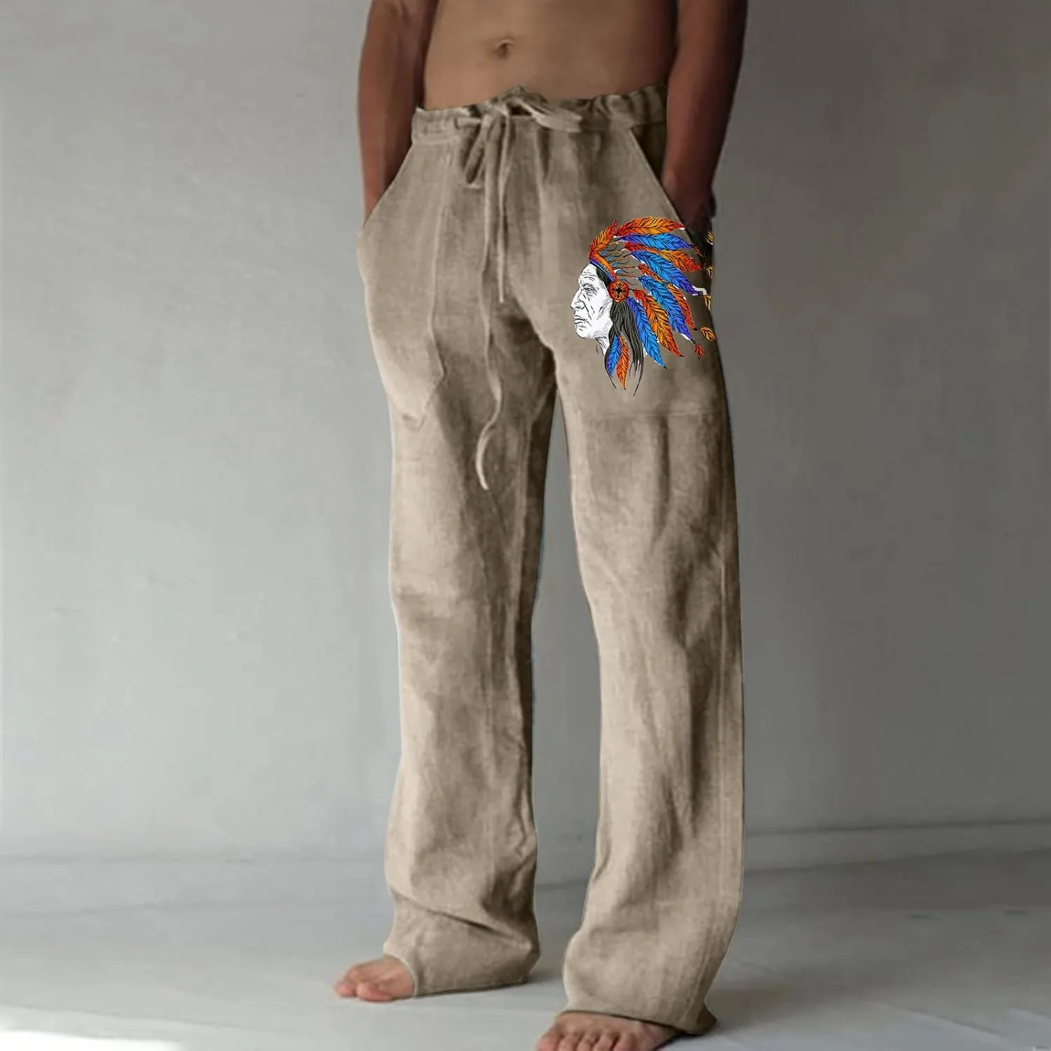 GIERIDUC Straight Leg Cargo Pants for Mens Loose Fit Corduroy Pants Mens Casual Chino Pants for Men Tarjetas Personalizadas