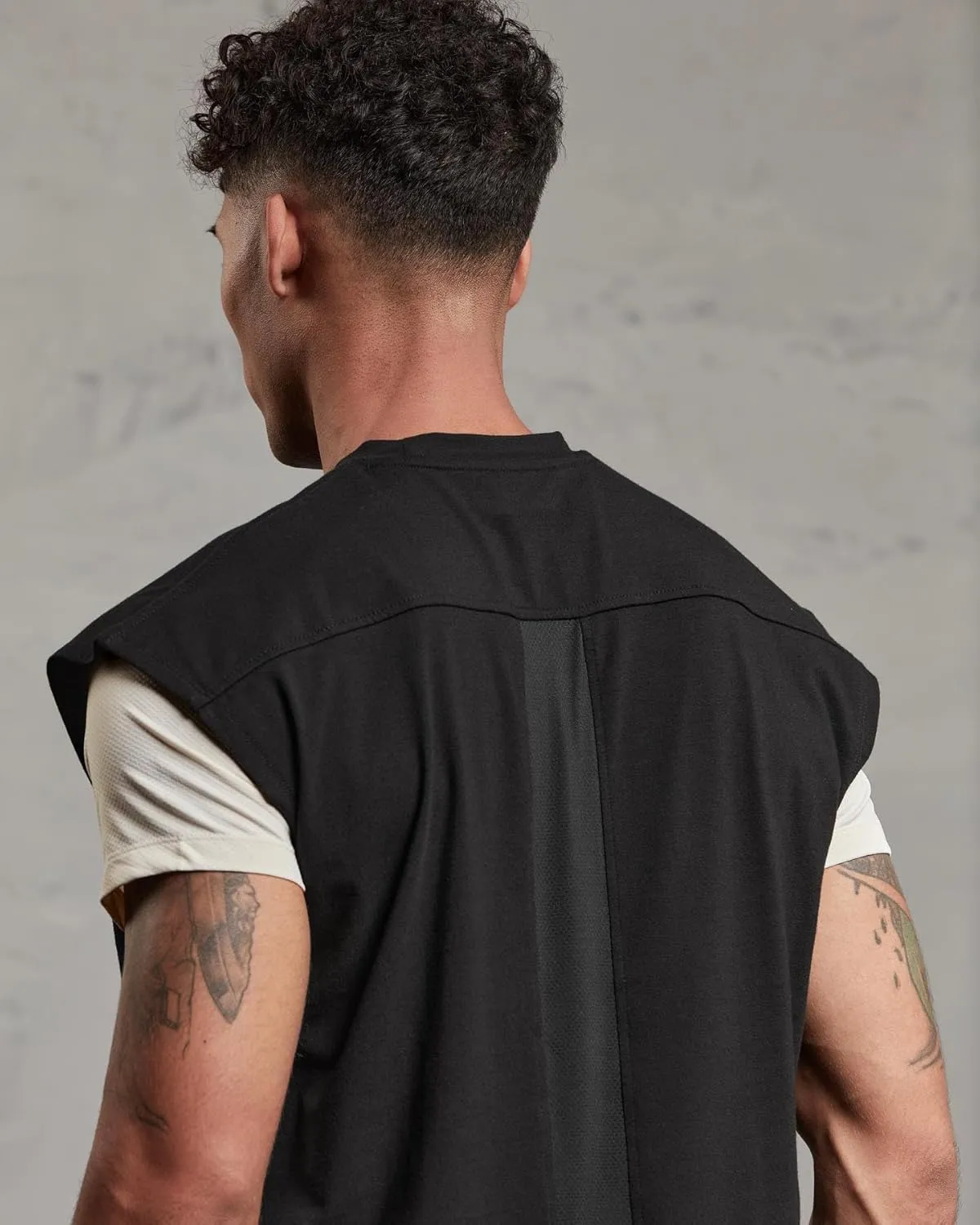 GINTPK Men's Sleeveless Workout Shirt Cotton Cut Off Shirt Activewear Tank Tops