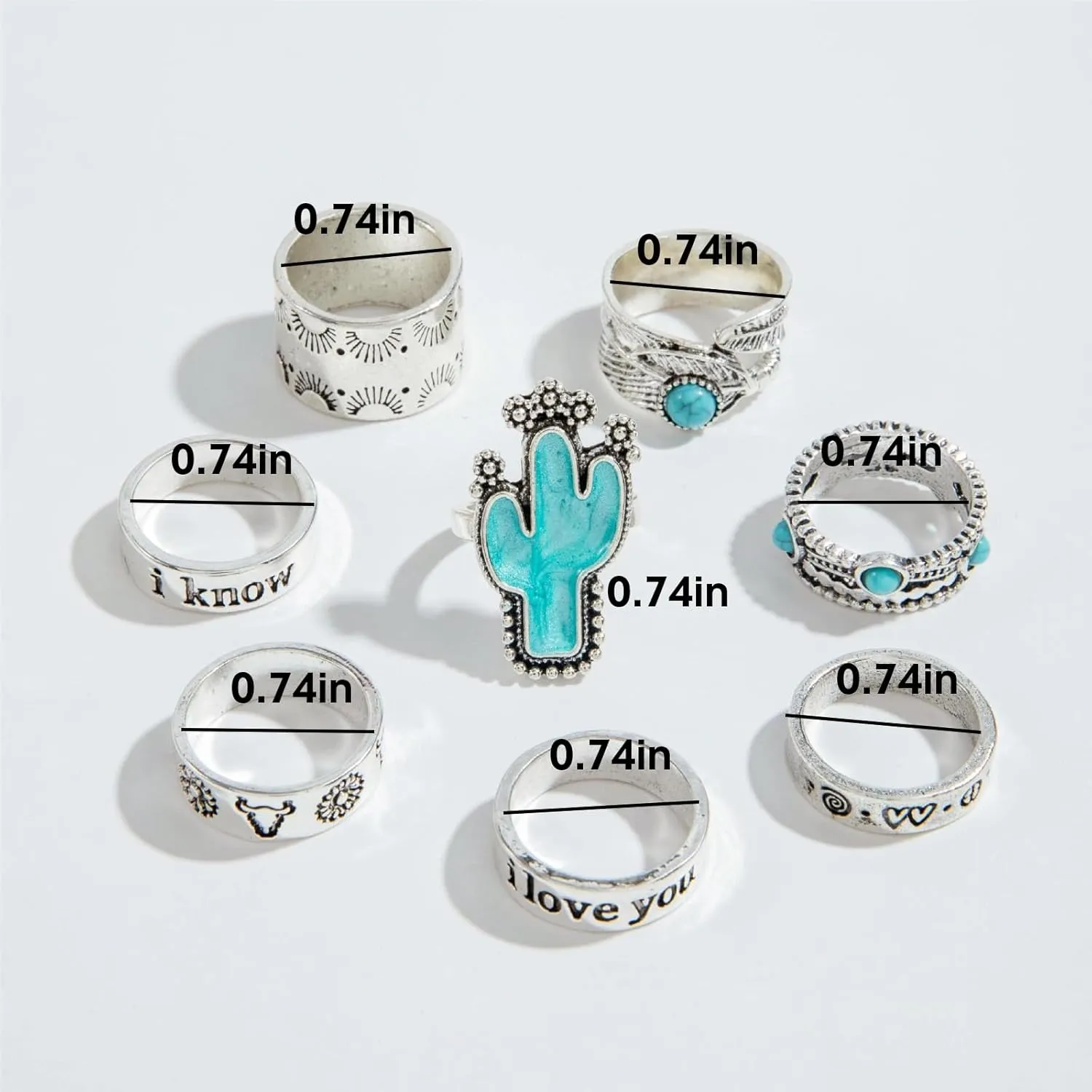 Gold Stackable Rings for Women Non Tarnish Boho Stacking Rings Set Gold Plated Knuckle Rings Rhinestone Moon Star Leaf Rings Midi Pinky Thumb Rings Christmas Stocking Stuffers Gifts Trendy Stuff