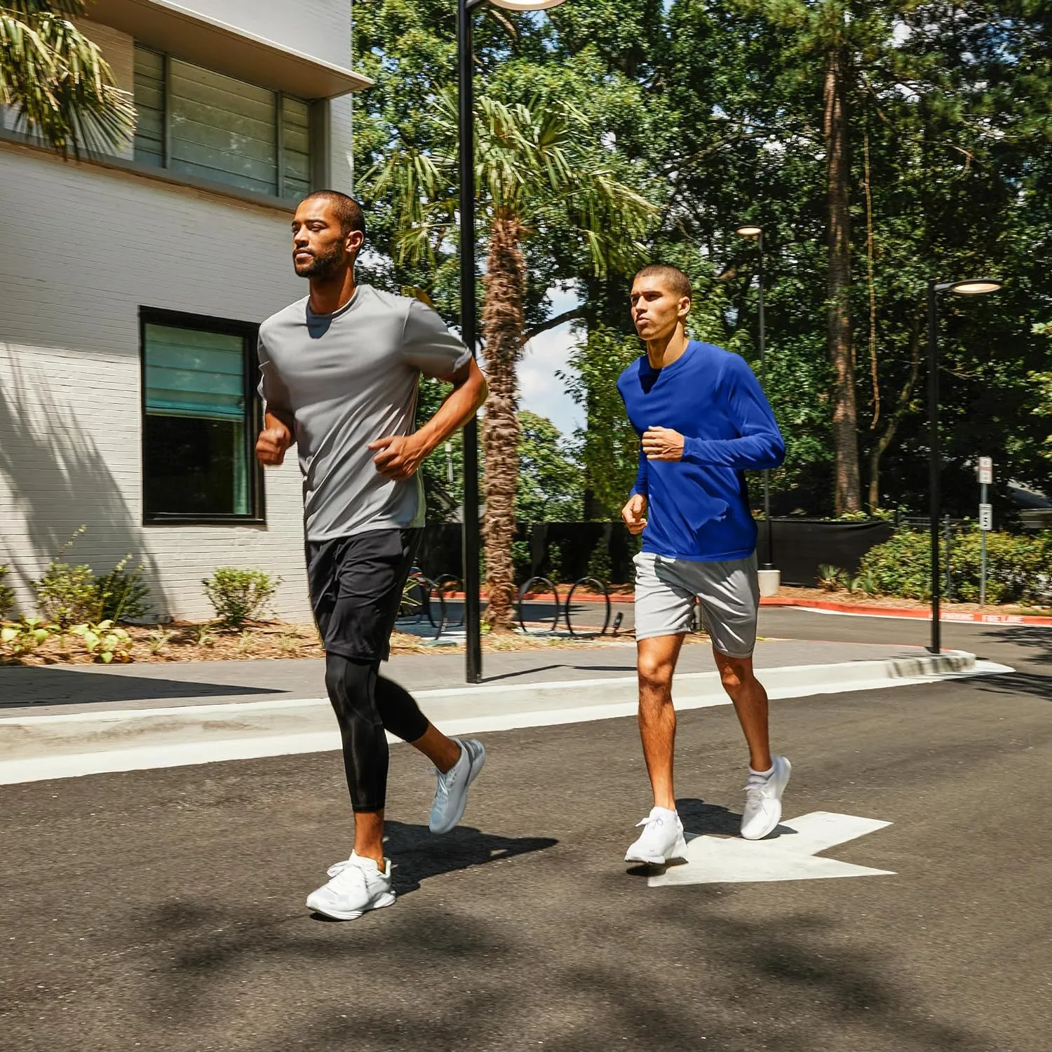 Hanes Sport Men's Long-Sleeve T-Shirt Pack, Cool DRI Moisture-Wicking Performance T-Shirts, Performance Tee, 2-Pack