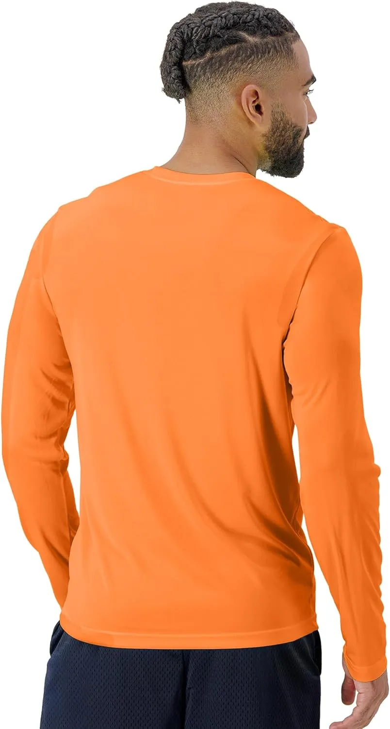 Hanes Sport Men's Long-Sleeve T-Shirt Pack, Cool DRI Moisture-Wicking Performance T-Shirts, Performance Tee, 2-Pack