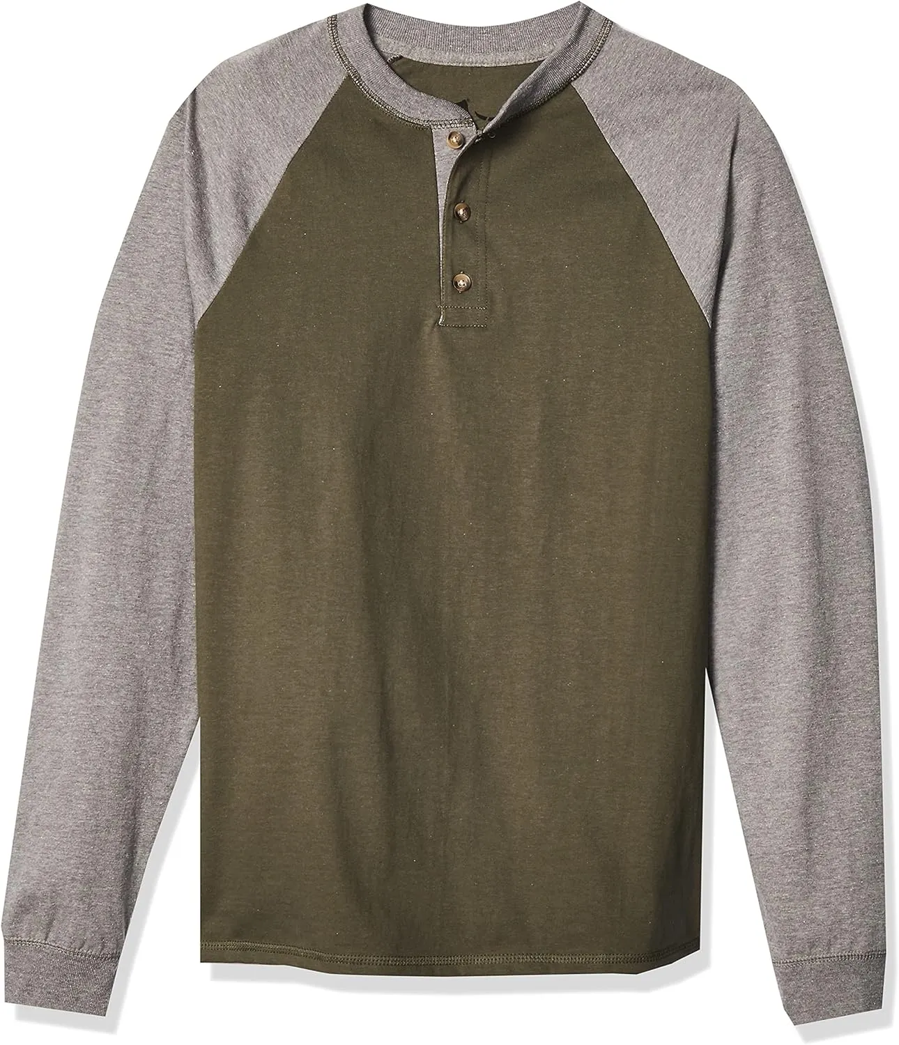 Hanes T Beefyt Henley, Men's Cotton Long Sleeve Shirts