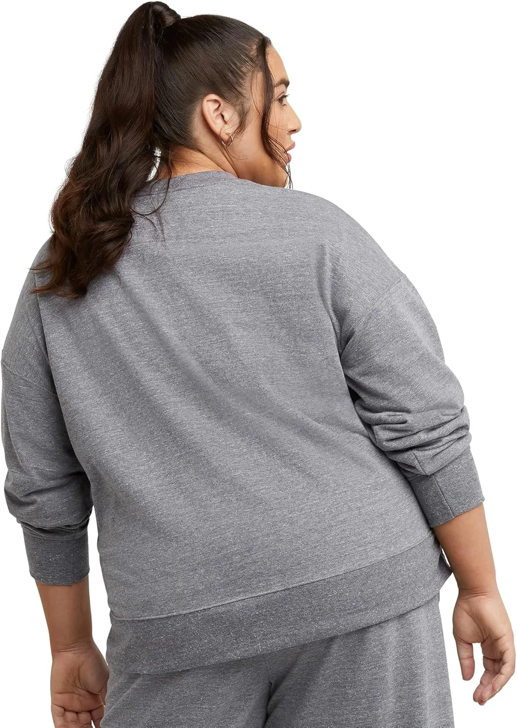 Hanes Women's Originals French Terry Sweatshirt, Lightweight Fleece Pullover Sweatshirt