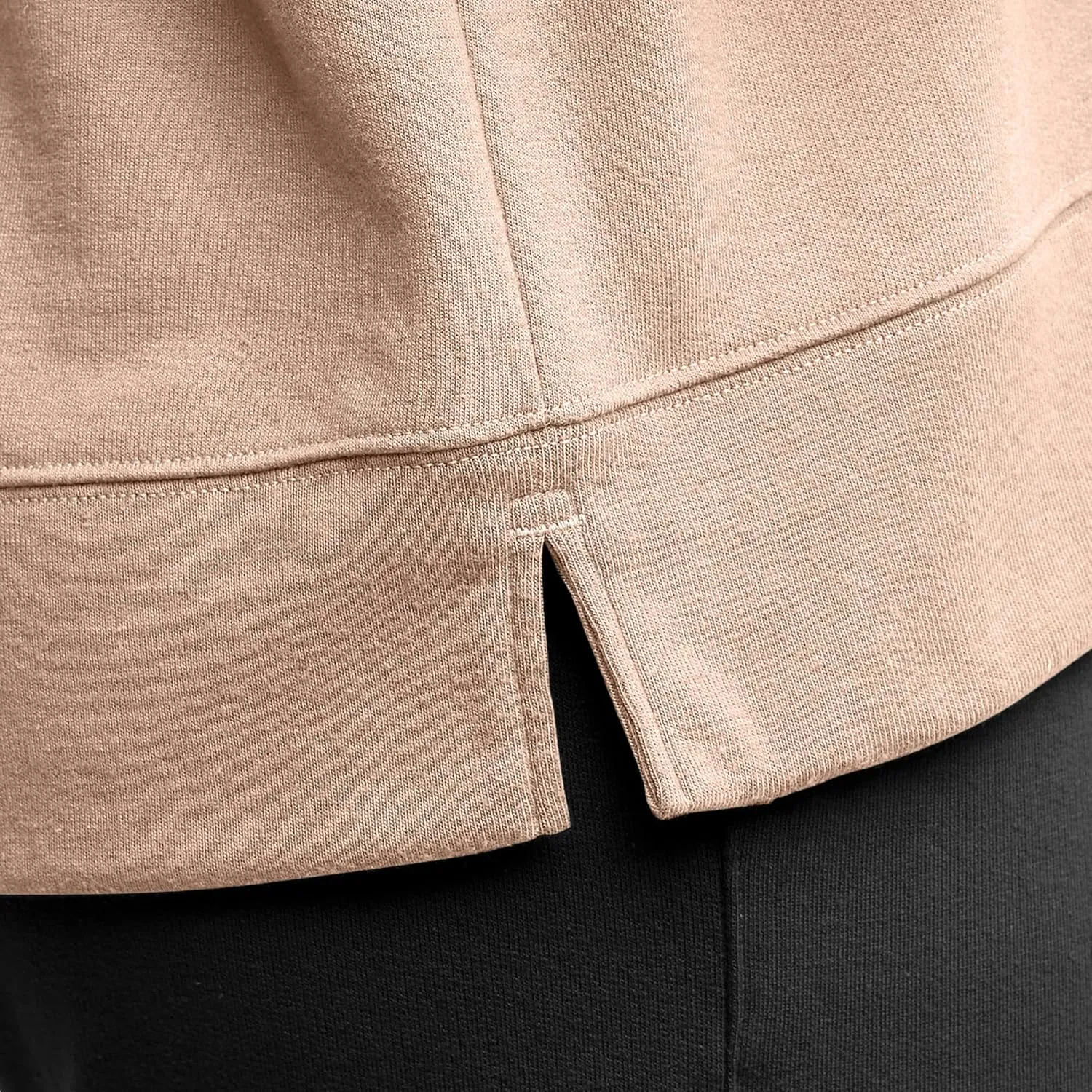 Hanes Women's Originals French Terry Sweatshirt, Lightweight Fleece Pullover Sweatshirt