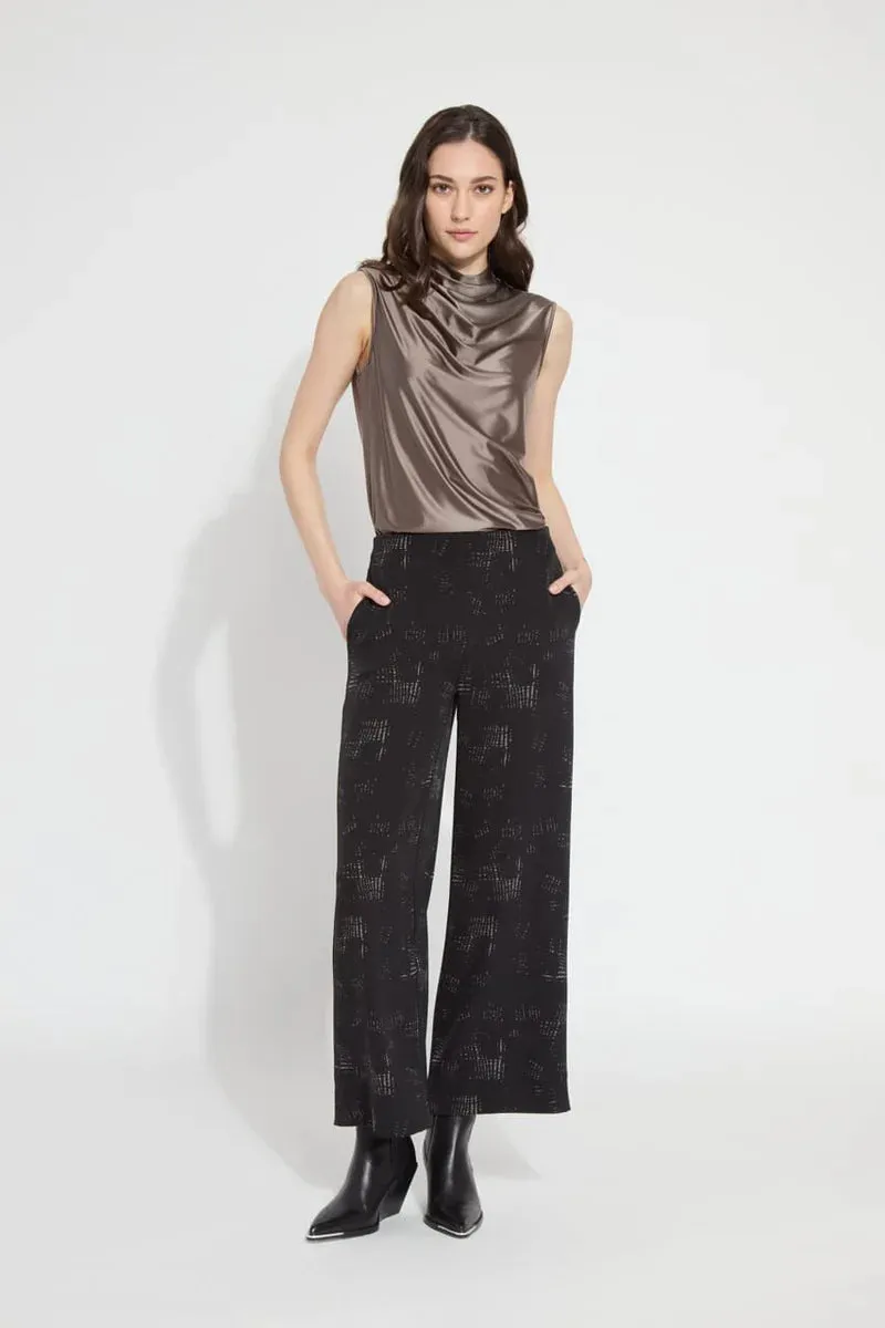 Irina Satin Jersey Top in Ash - Lysse 20-3396