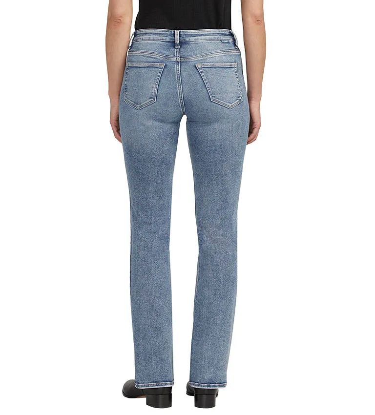 Jag Forever Stretch High Rise Bootcut Jean In Jet Ski