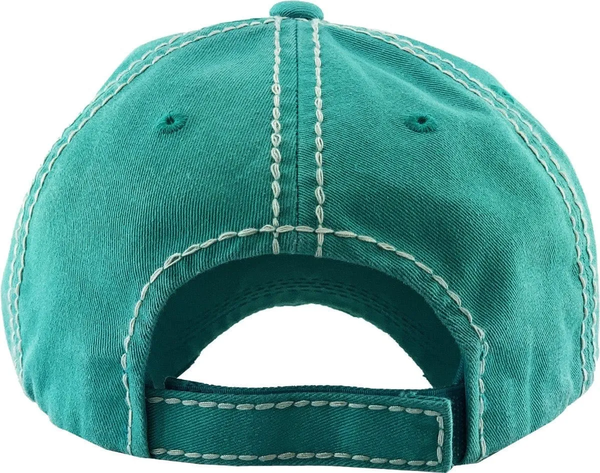 KBV1339 "Living on a Prayer" Vintage Washed Baseball Cap