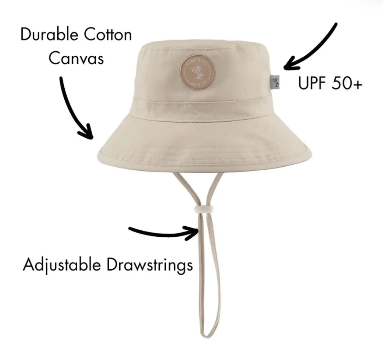 Kids Bucket Hat UPF50  Blue (1-7 years)