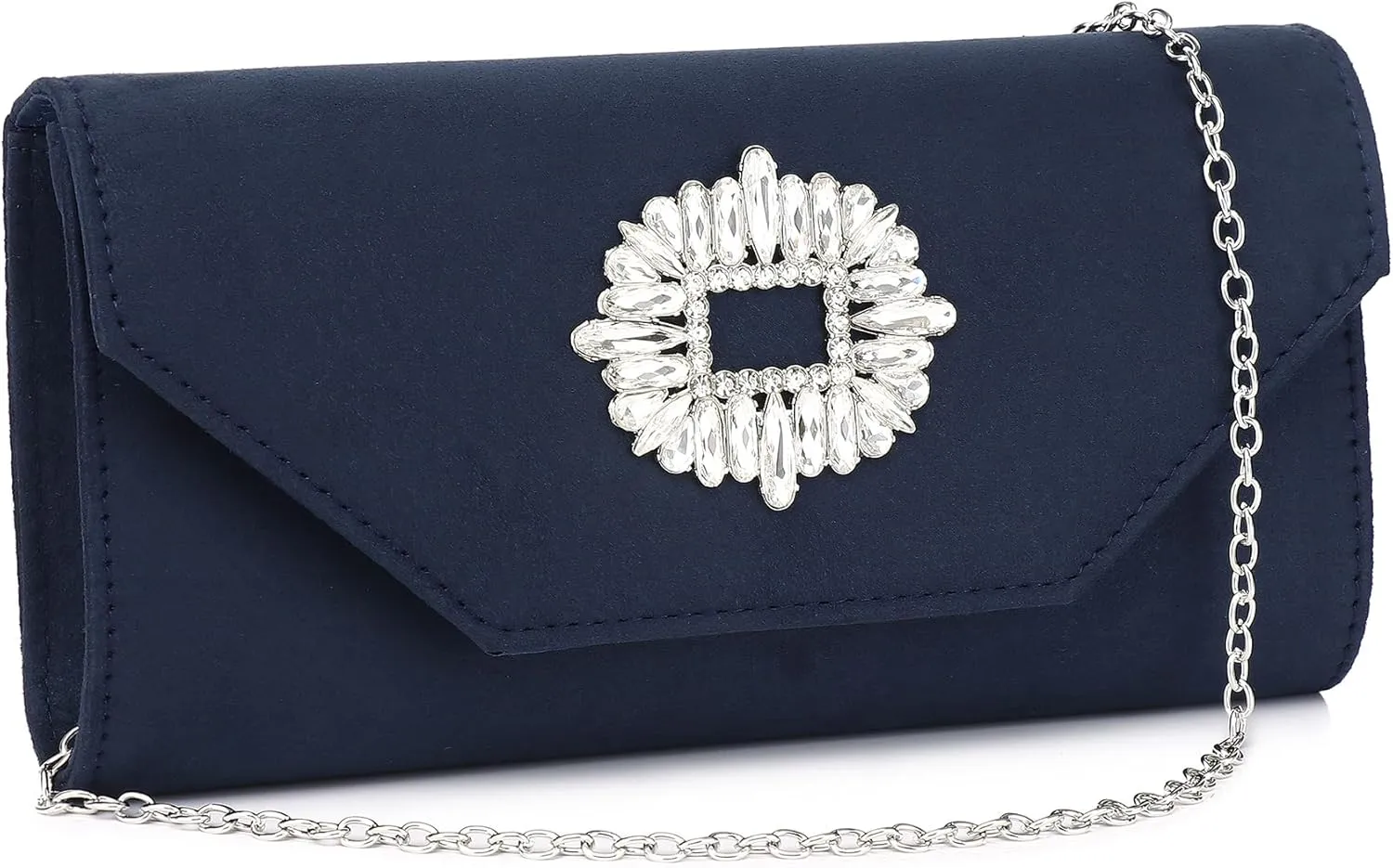 Labair Clutch Purses for Women Evening Wedding Party Cocktail Prom Suede Handbag Crossbody Shoulder Bag