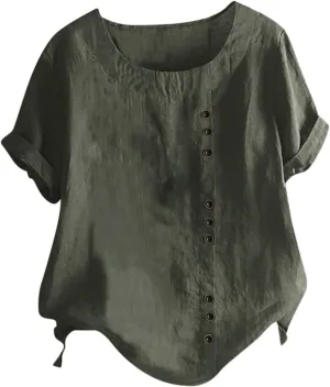 LCMTWX Long Sleeve Summer Shirt Linen Blouses for Women Imitation Silk Long Sleeved Shirt Spring and Summer New European