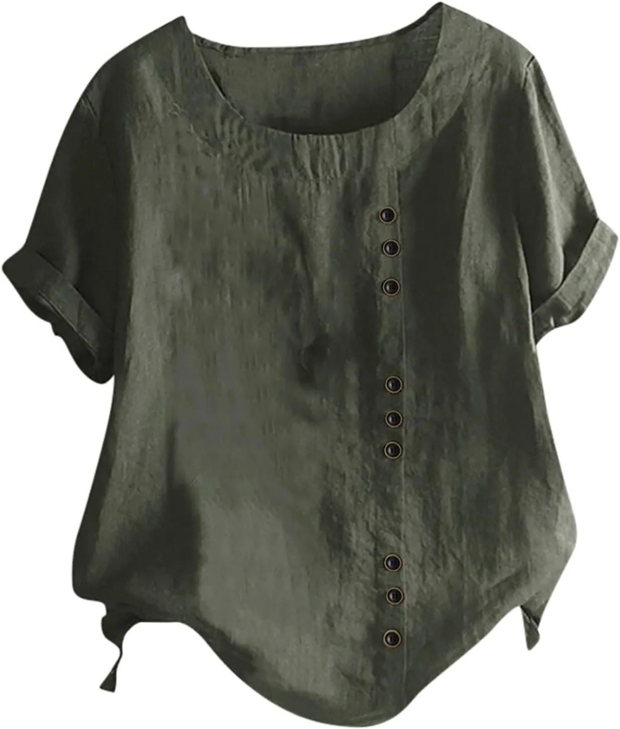 LCMTWX Long Sleeve Summer Shirt Linen Blouses for Women Imitation Silk Long Sleeved Shirt Spring and Summer New European
