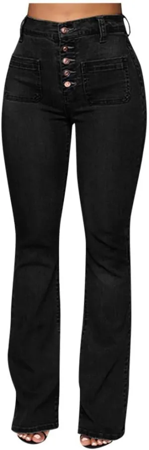 LCMTWX Trendy Jeans for Women 2024 Bib Washed Overalls Rompers Ripped Women's Denim Women's Jeans Flare Stretch