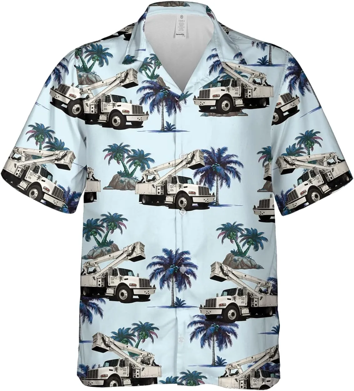 Lineman Hawaiian Shirts for Men - Proud Job Unisex Casual Short Sleeve Button Down Shirts Series 81