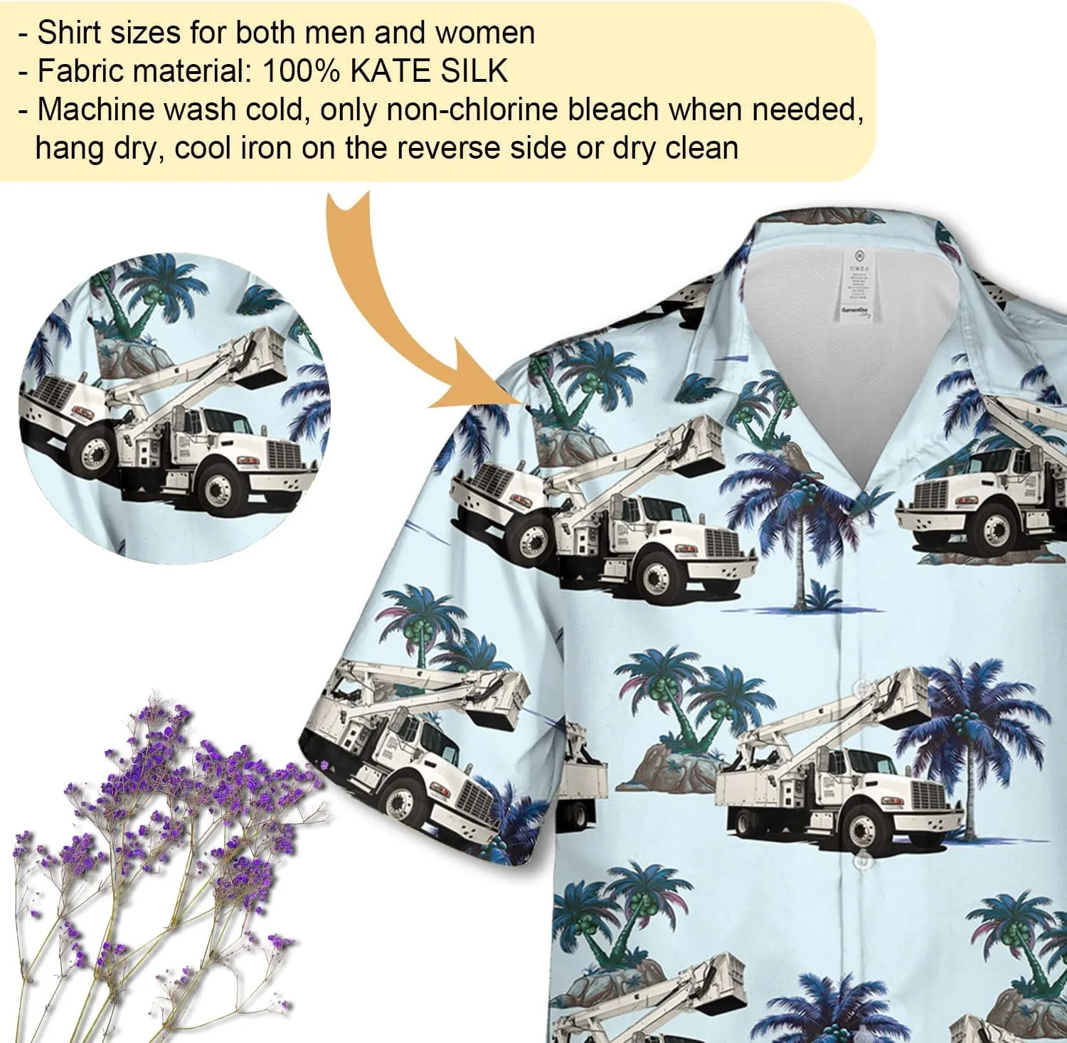 Lineman Hawaiian Shirts for Men - Proud Job Unisex Casual Short Sleeve Button Down Shirts Series 81