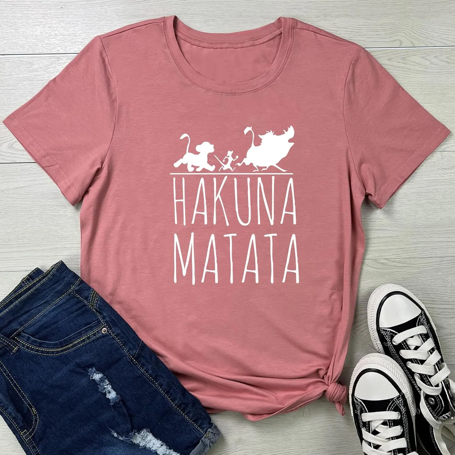 LOOKFACE Womens Graphic Printed Tshirts Cute Funny Tees