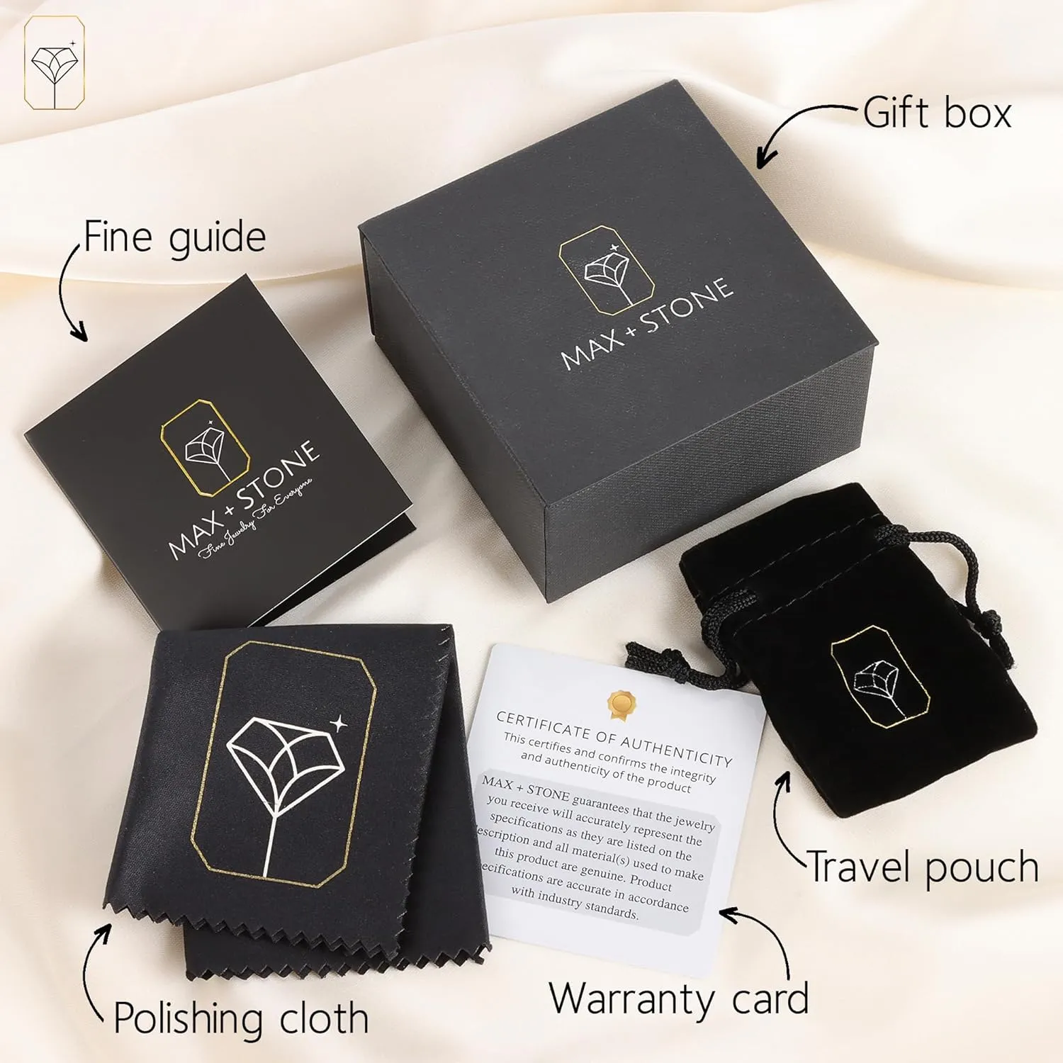 MAX   STONE 925 Sterling Silver Cushion Cut Birthstone Necklace for Women | 6mm Hypoallergenic Solitaire Necklace | Gemstone Pendant Necklaces with 18 inch Box Chain