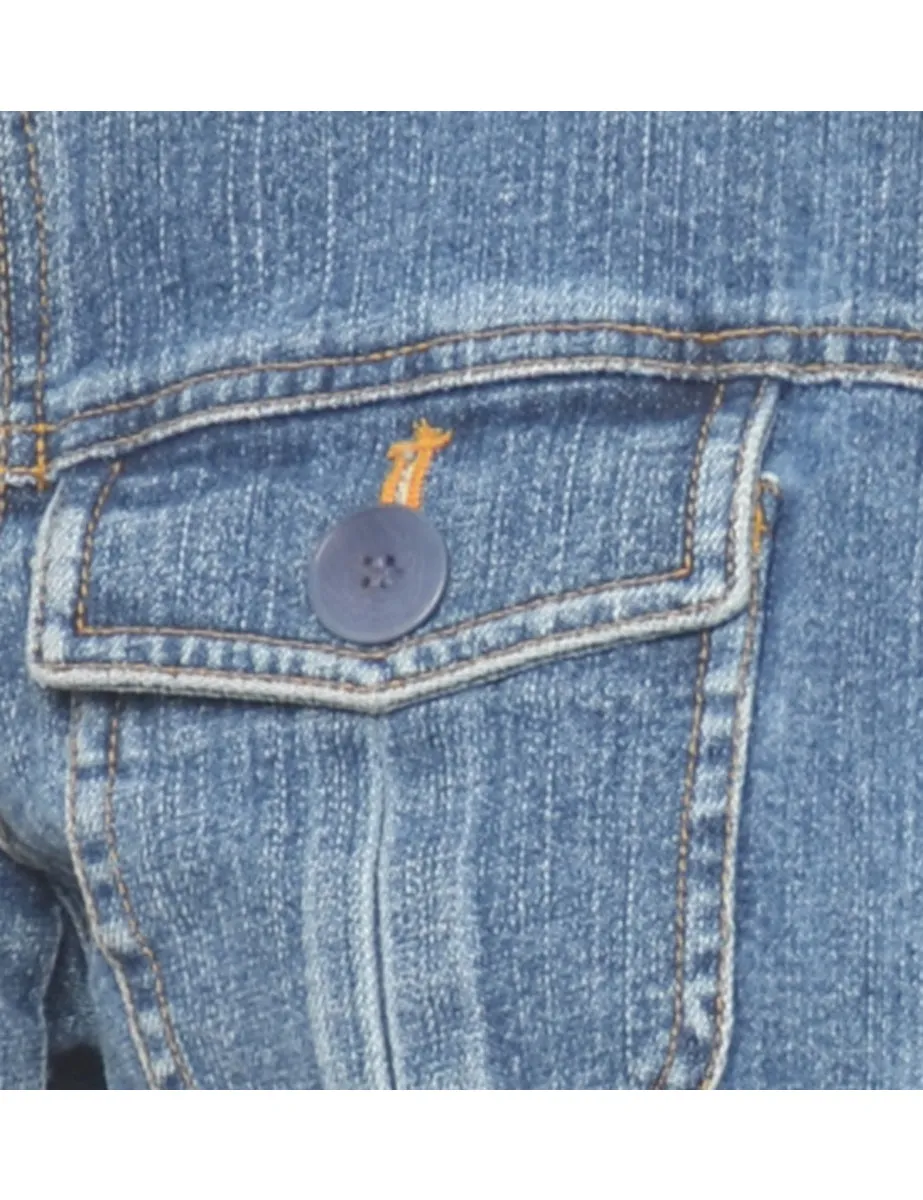 Medium Wash Denim Jacket - S