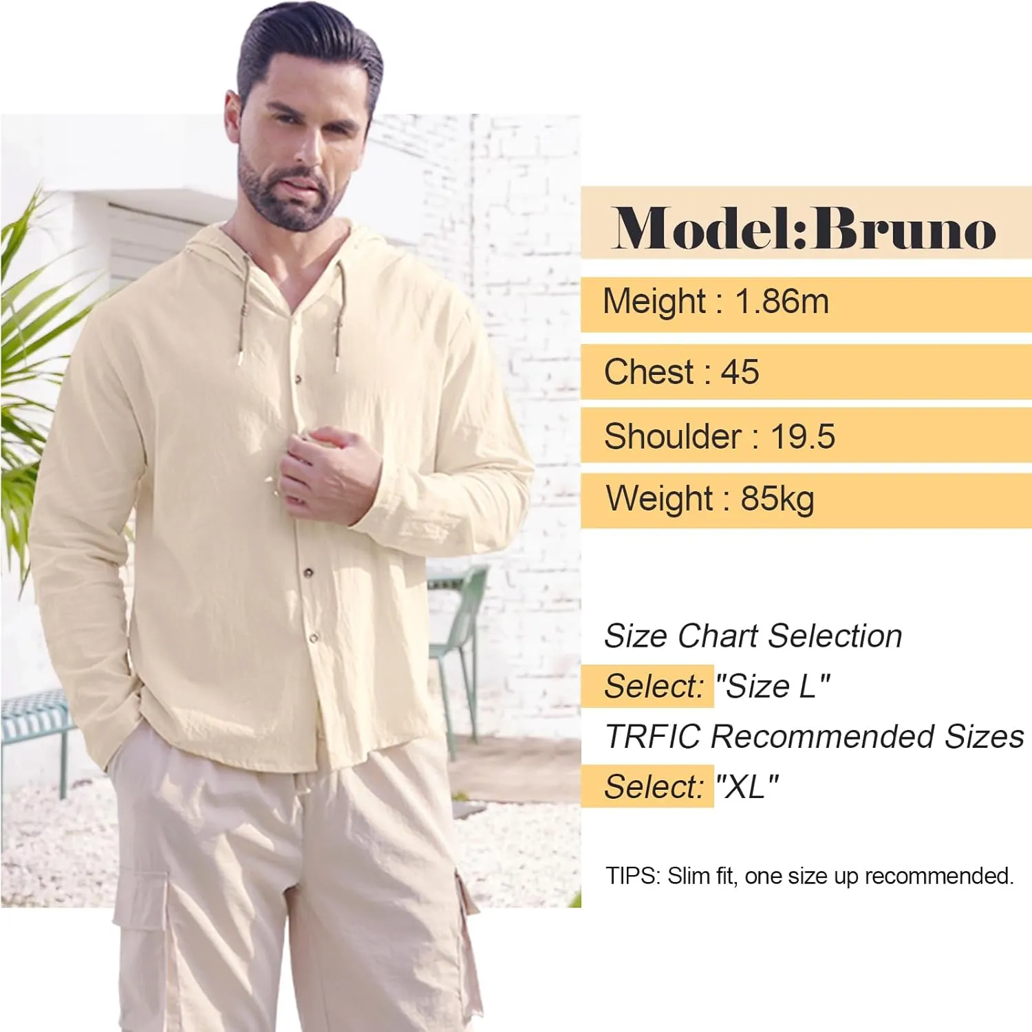Men Cotton Linen Long Sleeve Button Down Shirt Summer Casual Hawaiian Beach Tops Lightweight Fashion Hoodies