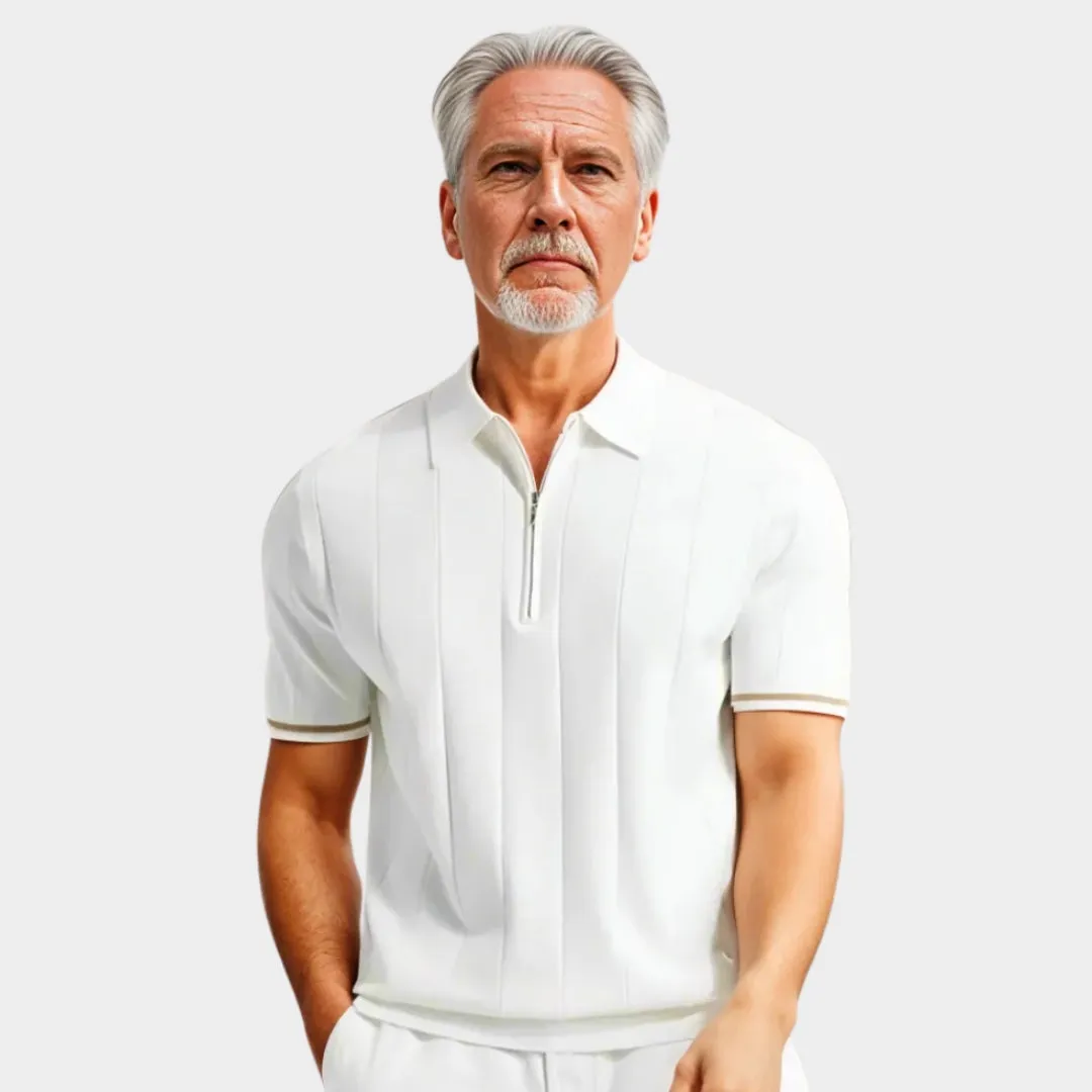 Men's Breathable Polo Shirt  Short Sleeve, Quick-Dry, Business Casual
