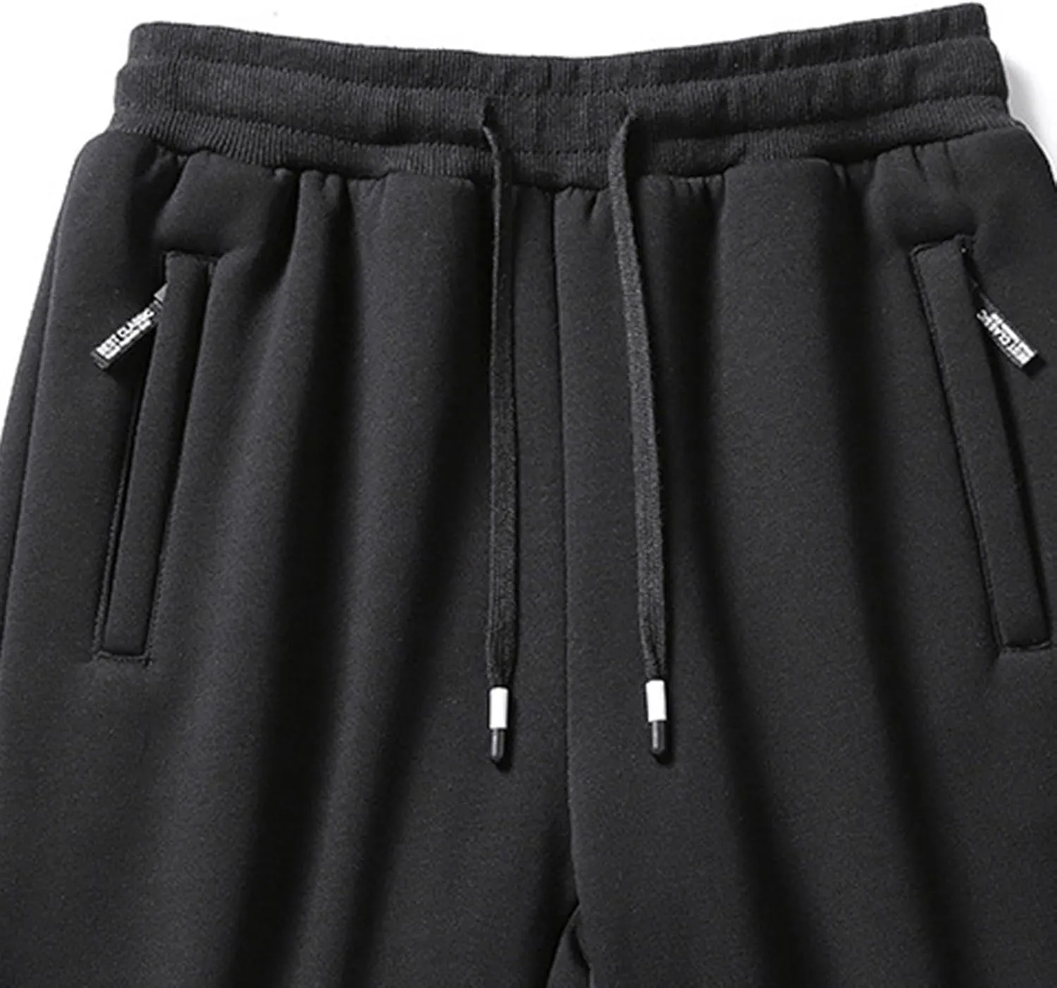 Mens Cargo Sweatpants Baggy Drawstring Joggers Workout Sport Pants Fall Winter Long Trousers with Pockets